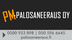 PM-Palosaneeraus Oy logo